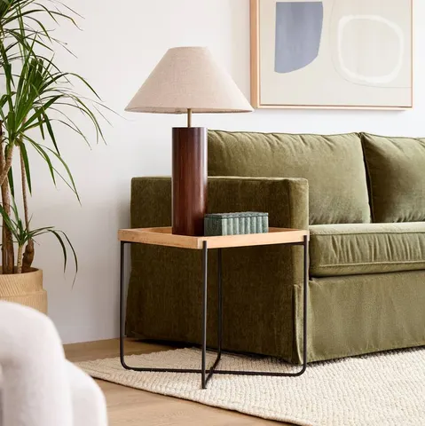 Table d'appoint Manosque rustique — tables basses et d'appoint