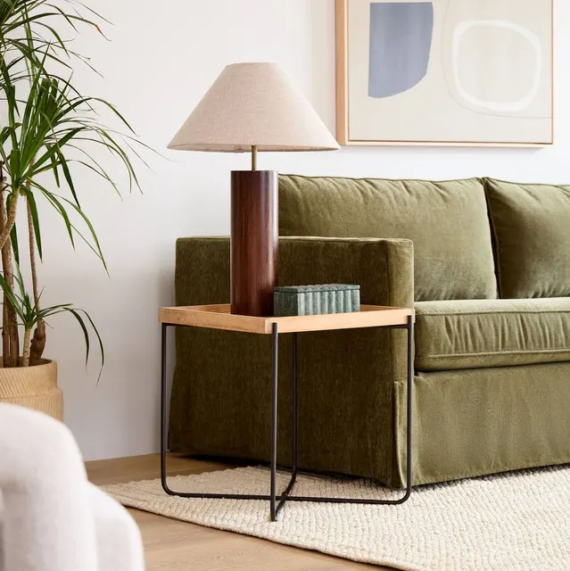 Table d'appoint Manosque rustique — tables basses et d'appoint