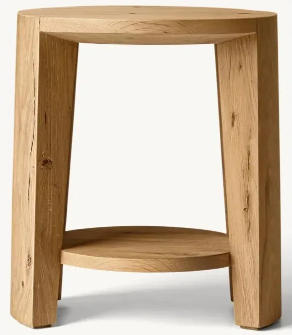 Table d'appoint Martel en bois massif, collection tables basses et d'appoint ELWOOD HOME