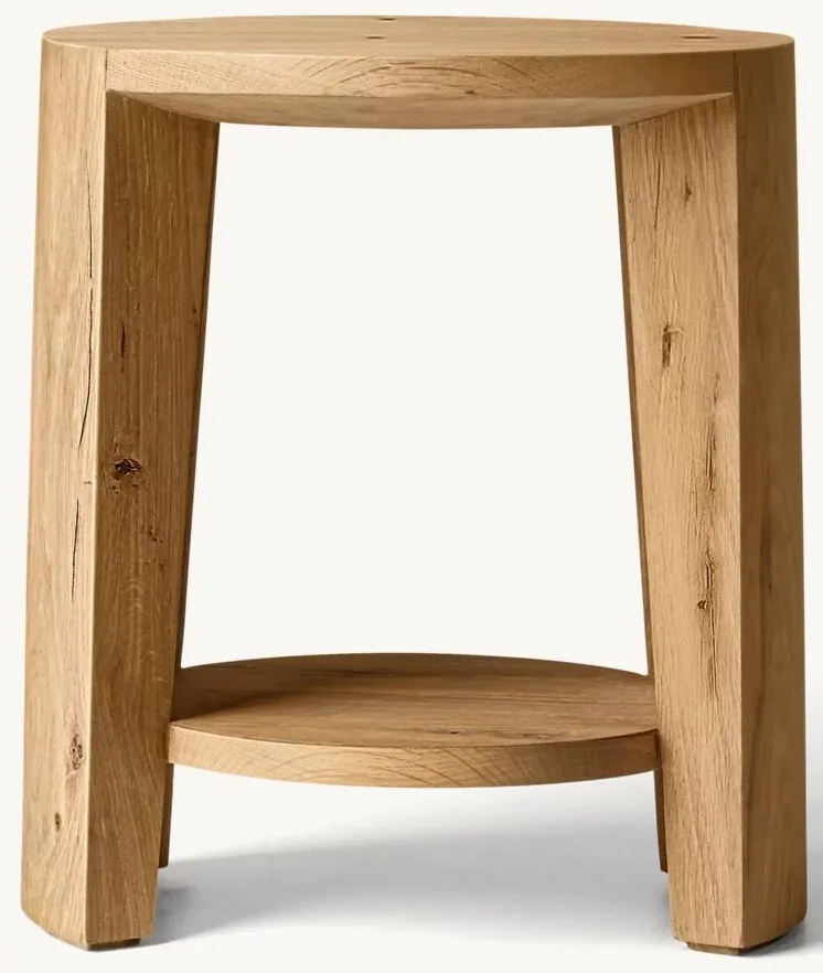 Table d'appoint Martel en bois massif, vue 2 sur 6