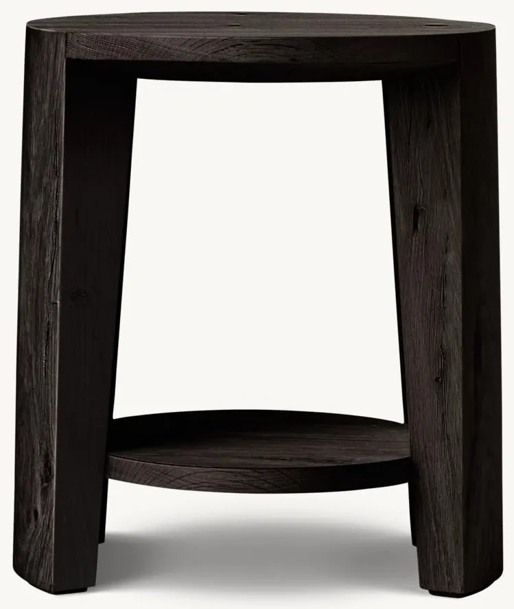 Table d'appoint Martel en bois massif, vue 3 sur 6