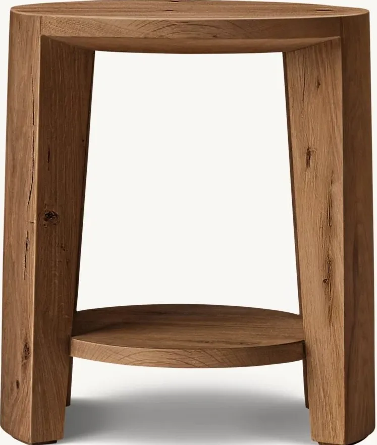 Table d'appoint Martel en bois massif, vue 4 sur 6
