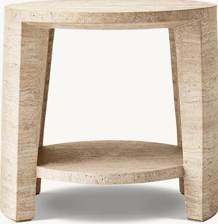 Table d'appoint Martel en bois massif, vue 5 sur 6