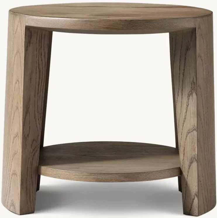 Table d'appoint Martel en bois massif, vue 6 sur 6