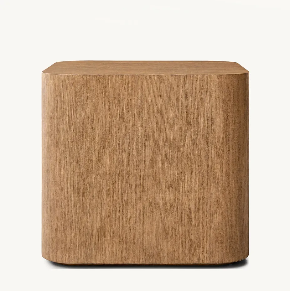 Table d'appoint Mende en chêne, vue 2 sur 5