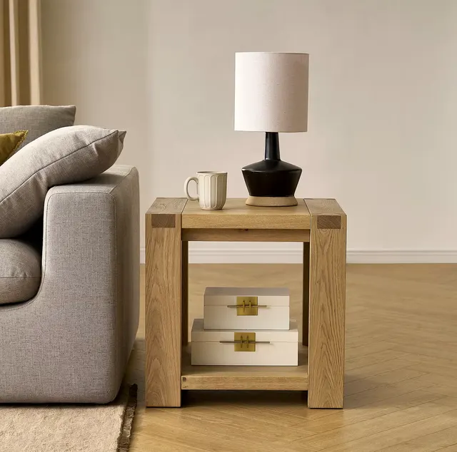Table d'appoint Menthon en chêne — tables basses et d'appoint