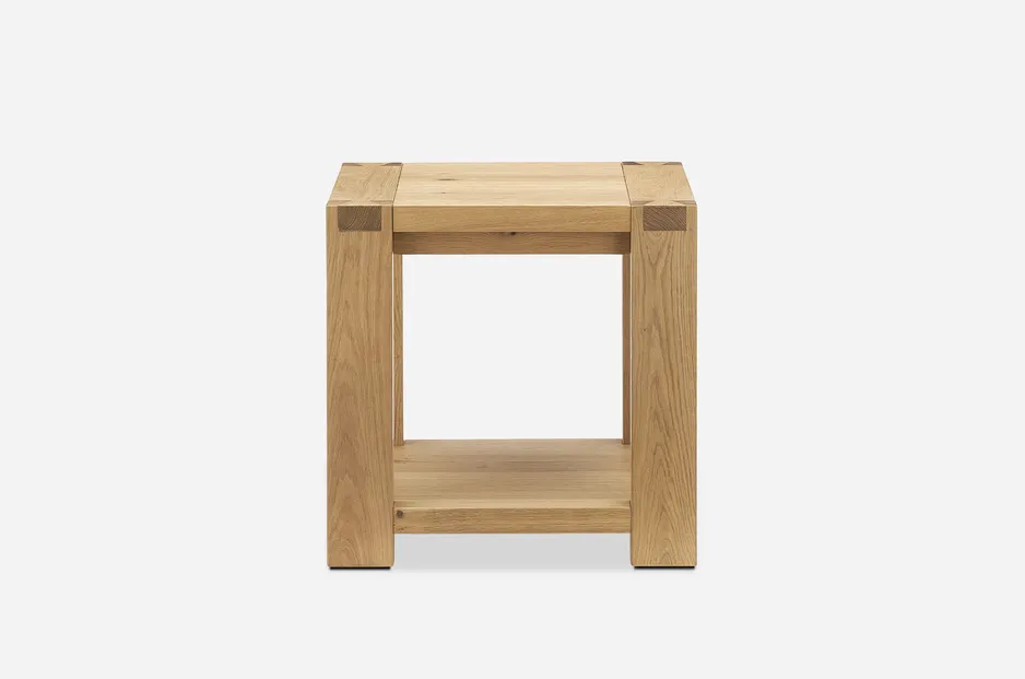 Table d'appoint Menthon en chêne, vue 3 sur 4