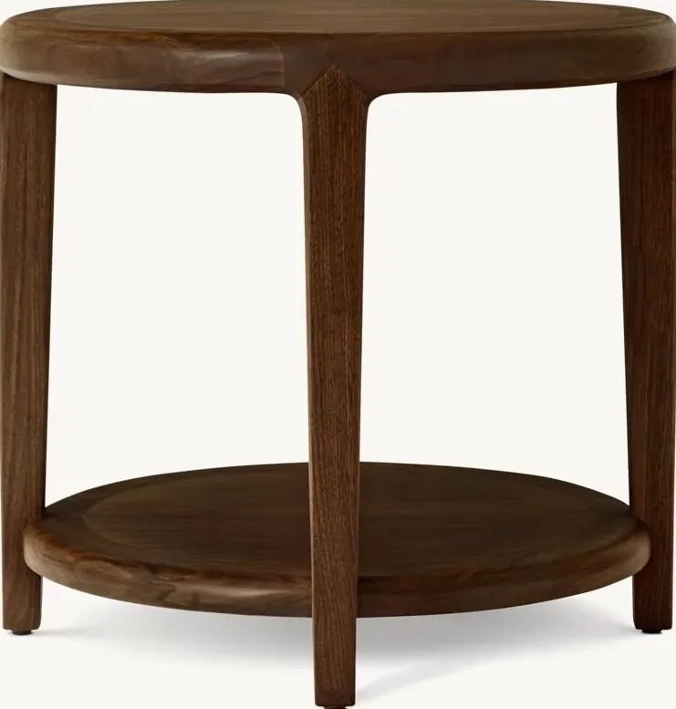 Table d'appoint Navarrenx en chêne, vue 4 sur 6