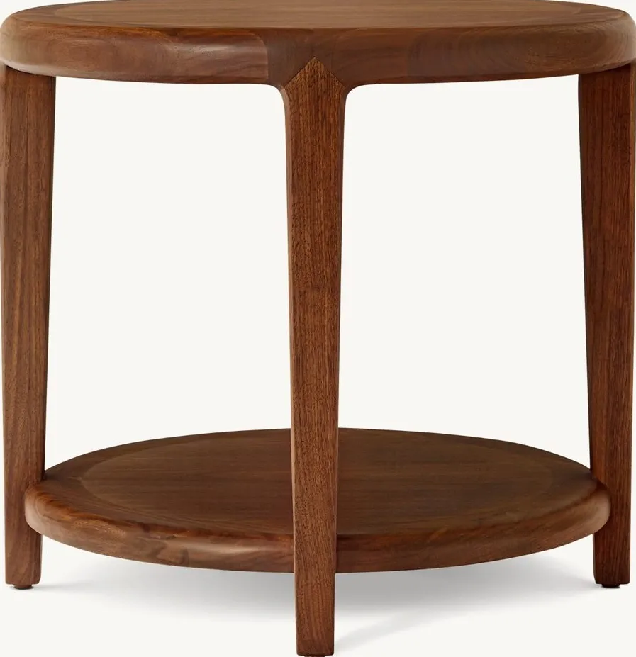 Table d'appoint Navarrenx en chêne, vue 5 sur 6