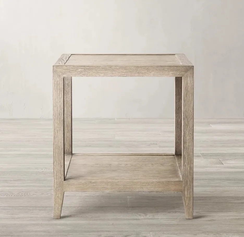 Table d'appoint Oloron en chêne, vue 2 sur 6