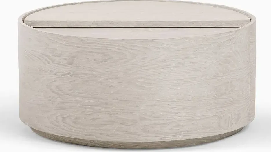 Table d'appoint Orthez en travertin, vue 2 sur 6