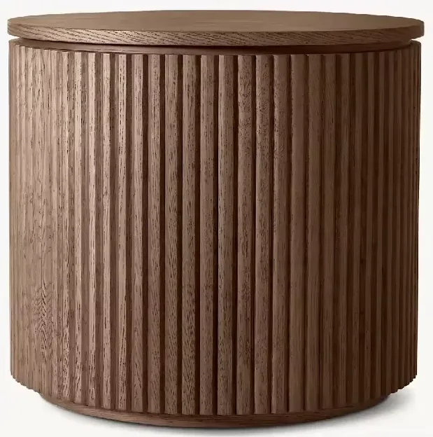 Table d'appoint Pauillac en chêne blanc, vue 6 sur 6