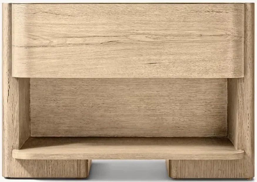 Table de chevet Agde en bois massif, vue 3 sur 6