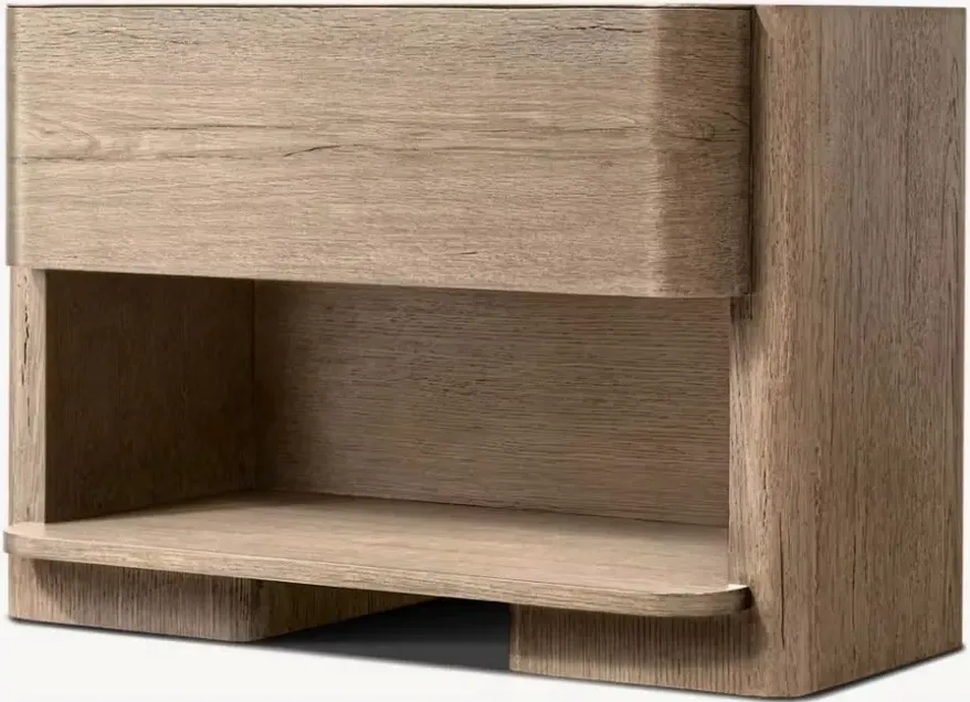 Table de chevet Agde en bois massif, vue 4 sur 6