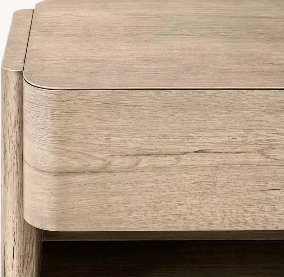 Table de chevet Agde en bois massif, vue 5 sur 6