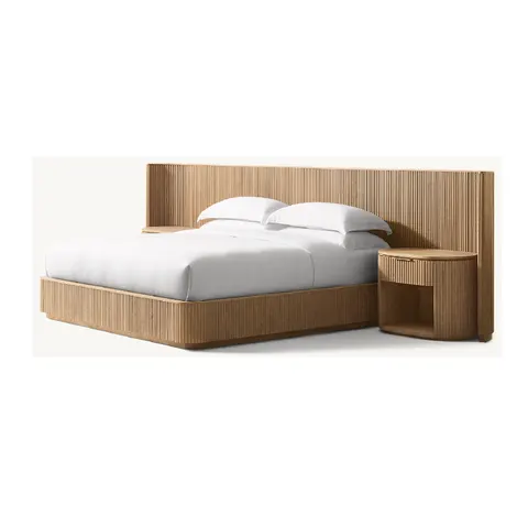 Table de chevet Annot en bois massif — tables de chevet