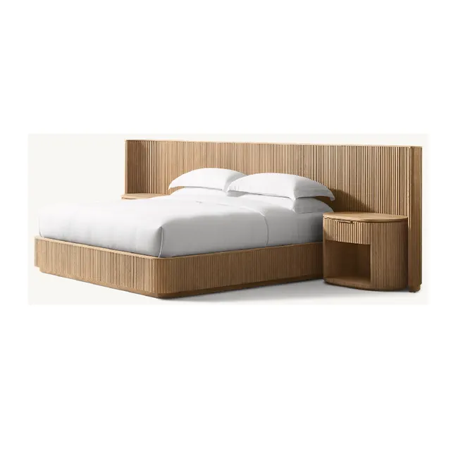 Table de chevet Annot en bois massif — tables de chevet