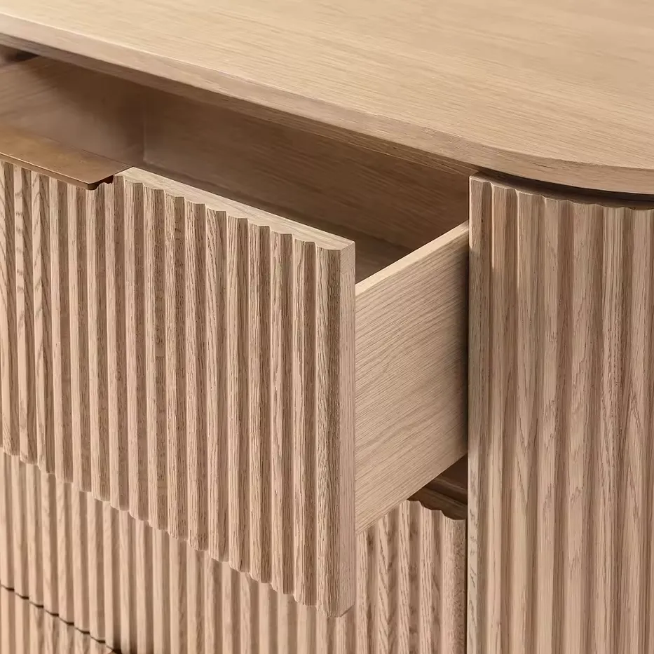 Commode Arreau en chêne 5 tiroirs, vue 2 sur 6