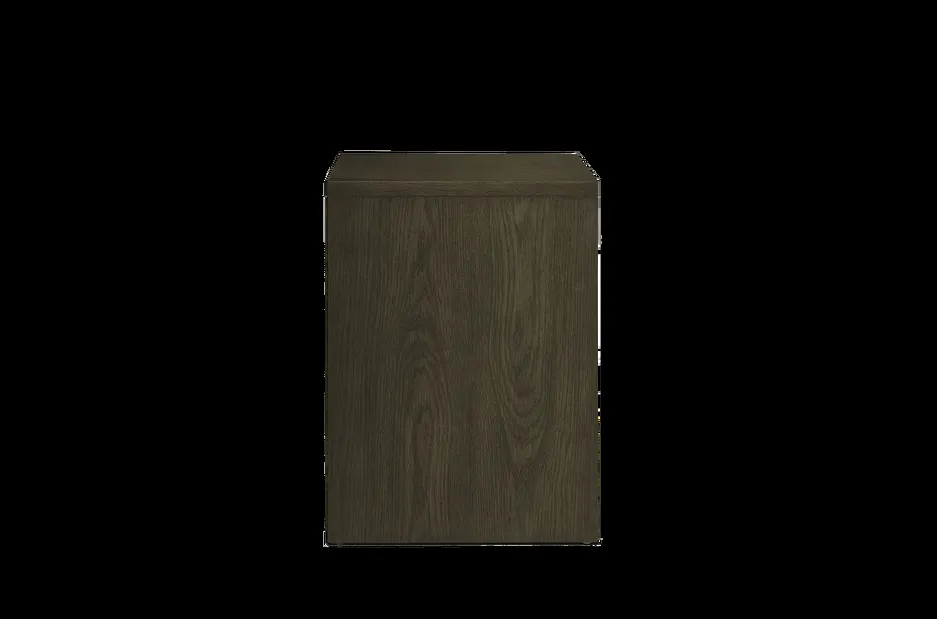 Table de chevet Ascain en chêne noir, vue 2 sur 6