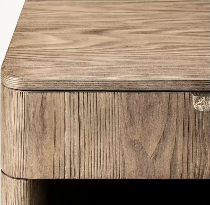Table de chevet Aubenas en bois massif, vue 6 sur 6
