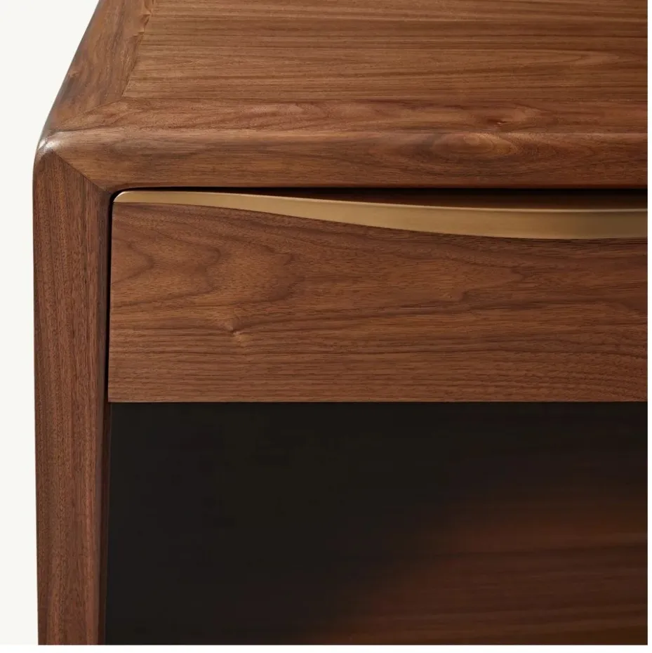 Table de chevet Autun vintage, vue 2 sur 6
