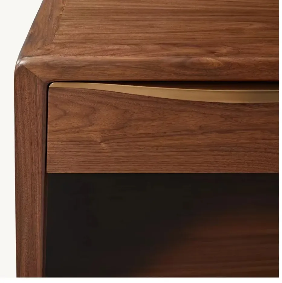 Table de chevet Autun vintage, vue 5 sur 6