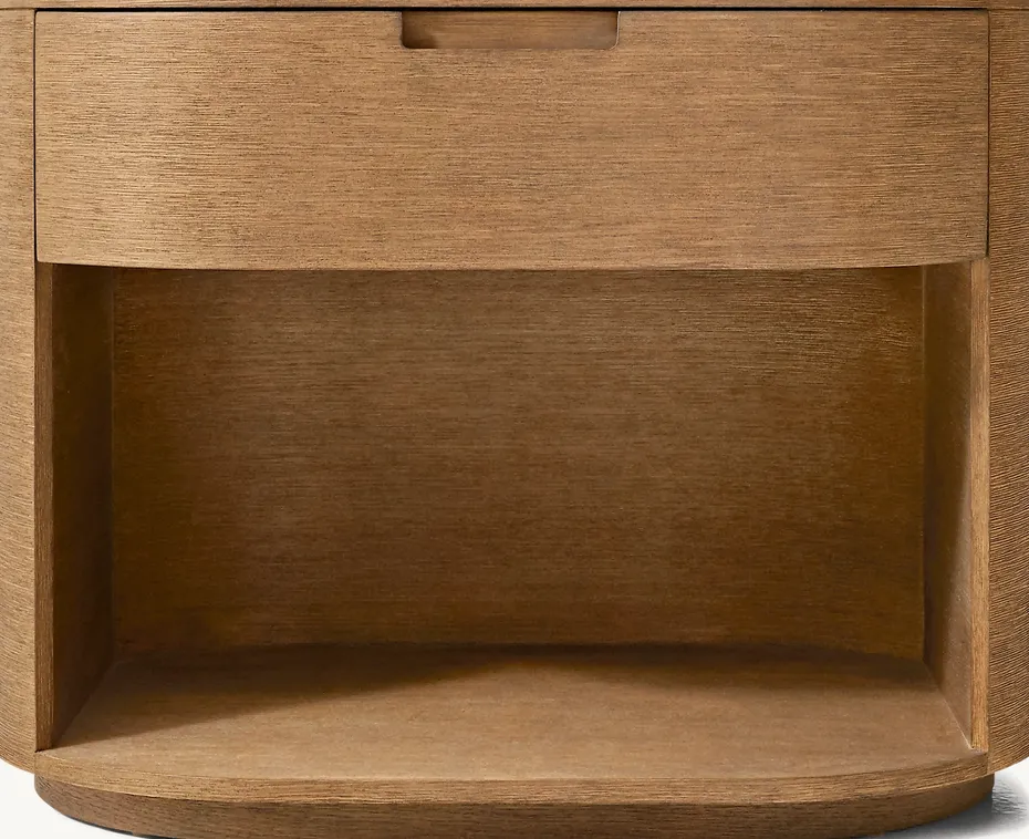 Table de chevet Barjac en bois massif, vue 5 sur 6