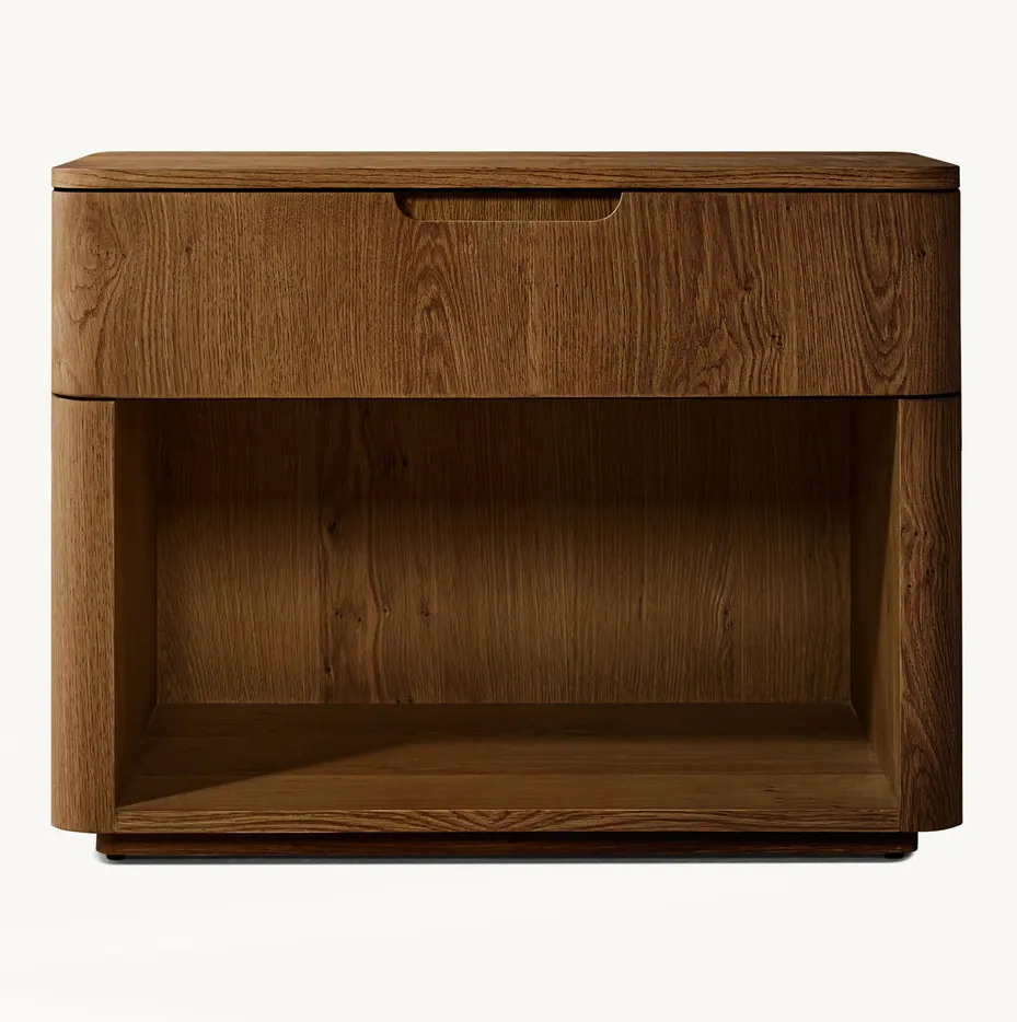 Table de chevet Baume en bois massif, vue 2 sur 6