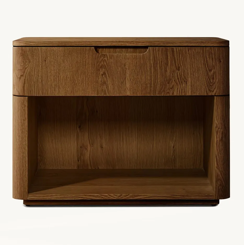 Table de chevet Baume en bois massif, vue 5 sur 6