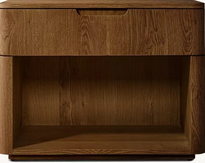 Table de chevet Belley en bois massif, vue 2 sur 6