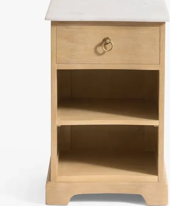 Table de chevet Bonnieux en marbre, vue 3 sur 5