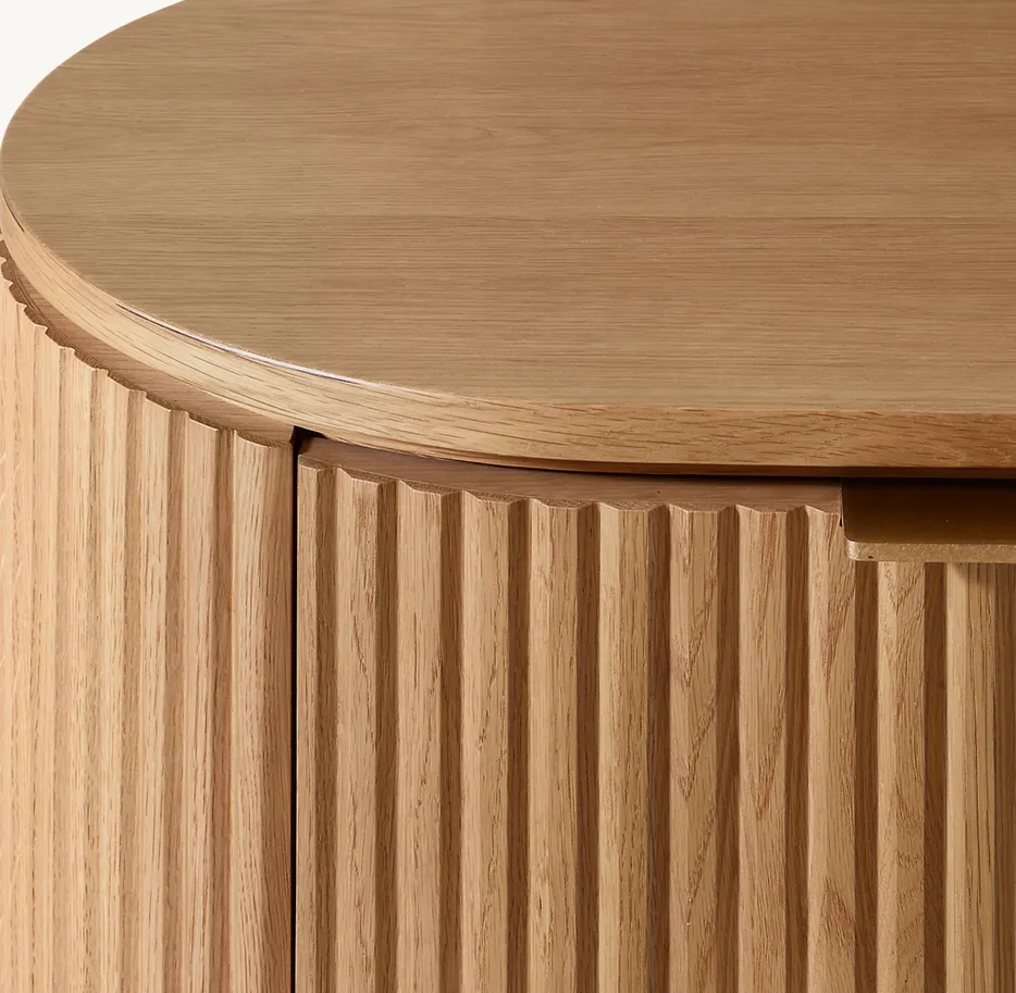 Table de chevet Capdenac en chêne, vue 6 sur 6