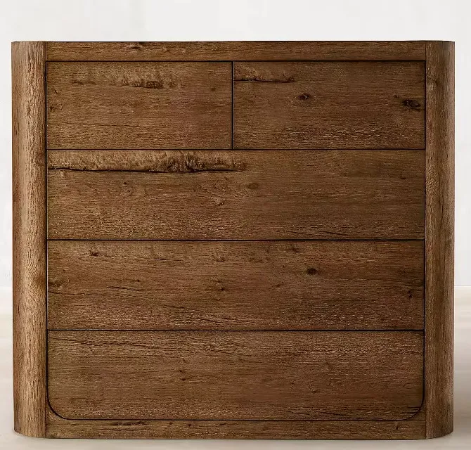 Table de chevet Carennac en chêne, vue 2 sur 6