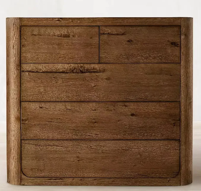 Table de chevet Carennac en chêne, vue 4 sur 6