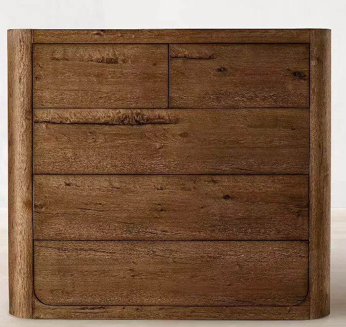 Table de chevet Carennac en chêne, vue 5 sur 6