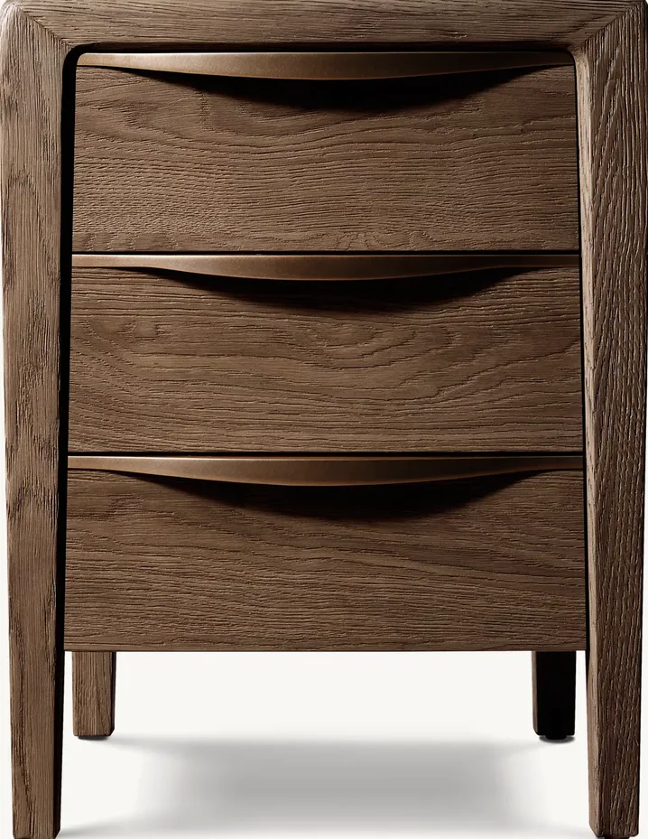 Table de chevet Castillon vintage, vue 3 sur 5