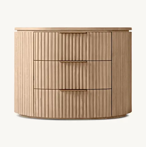 Table de chevet Chanaz en chêne blanc — tables de chevet