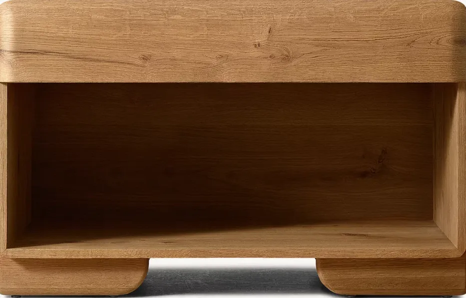 Table de chevet Coaraze en chêne, vue 4 sur 4