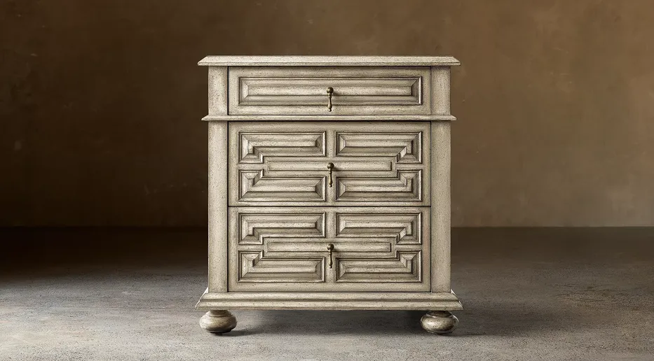 Table de chevet Colmars en chêne, vue 3 sur 4