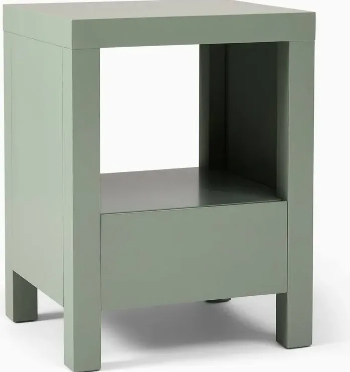 Table de chevet Conques en bois massif, vue 3 sur 6