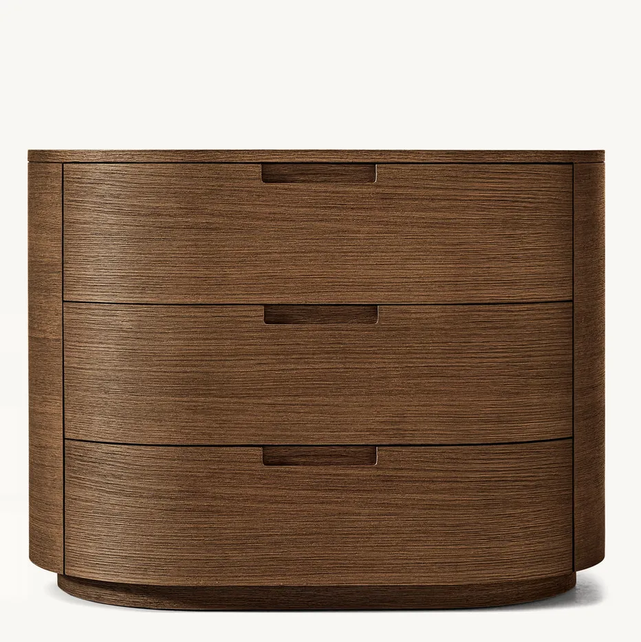 Table de chevet Dieulefit en bois massif, vue 3 sur 5