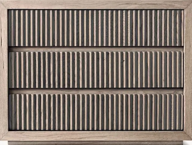 Table de chevet Fécamp en bois massif, vue 3 sur 6