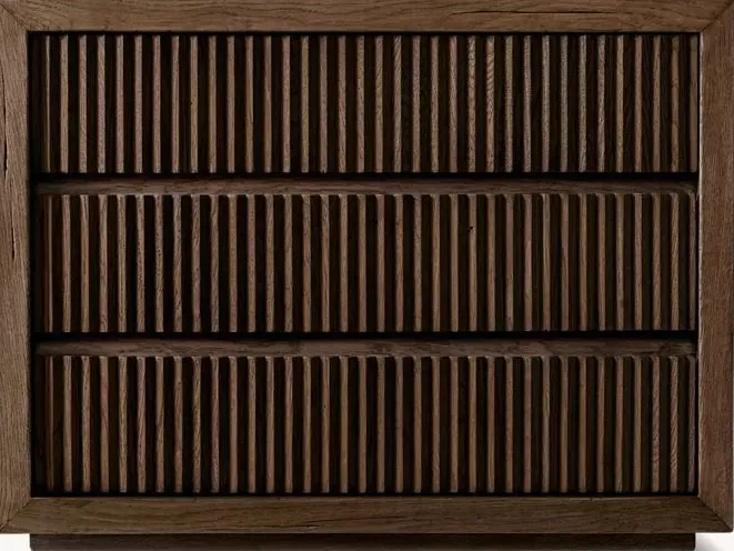 Table de chevet Fécamp en bois massif, vue 6 sur 6
