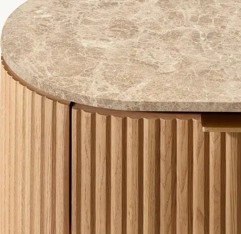 Table de chevet Figeac en chêne — tables de chevet