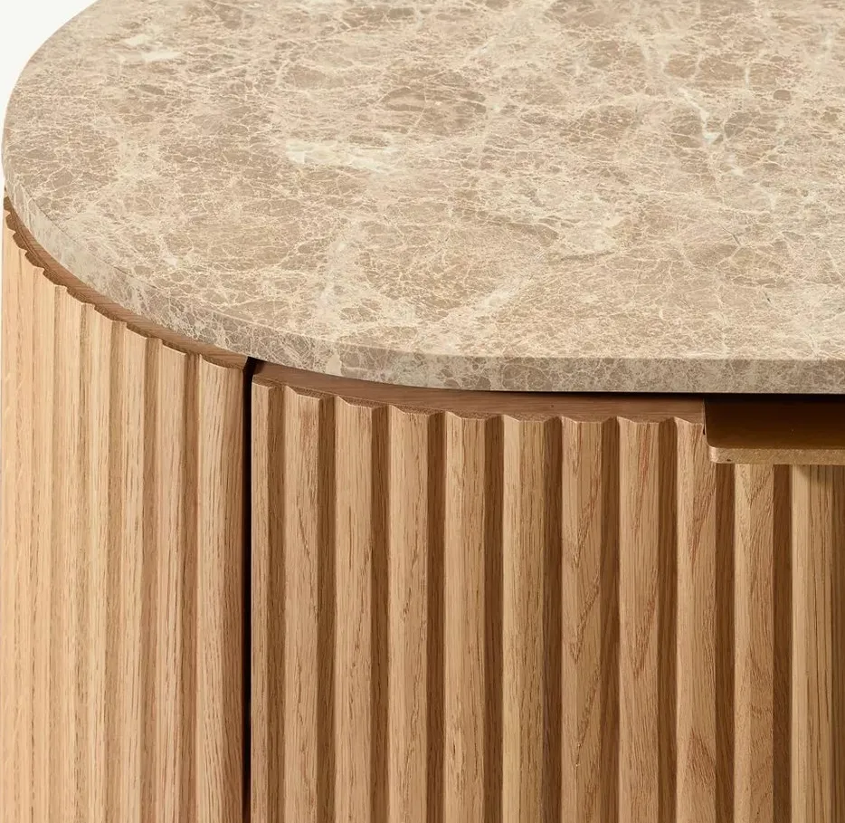 Table de chevet Figeac en chêne, collection tables de chevet ELWOOD HOME