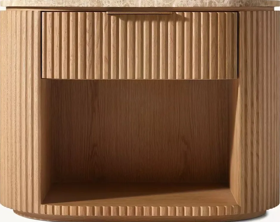 Table de chevet Figeac en chêne, vue 5 sur 5