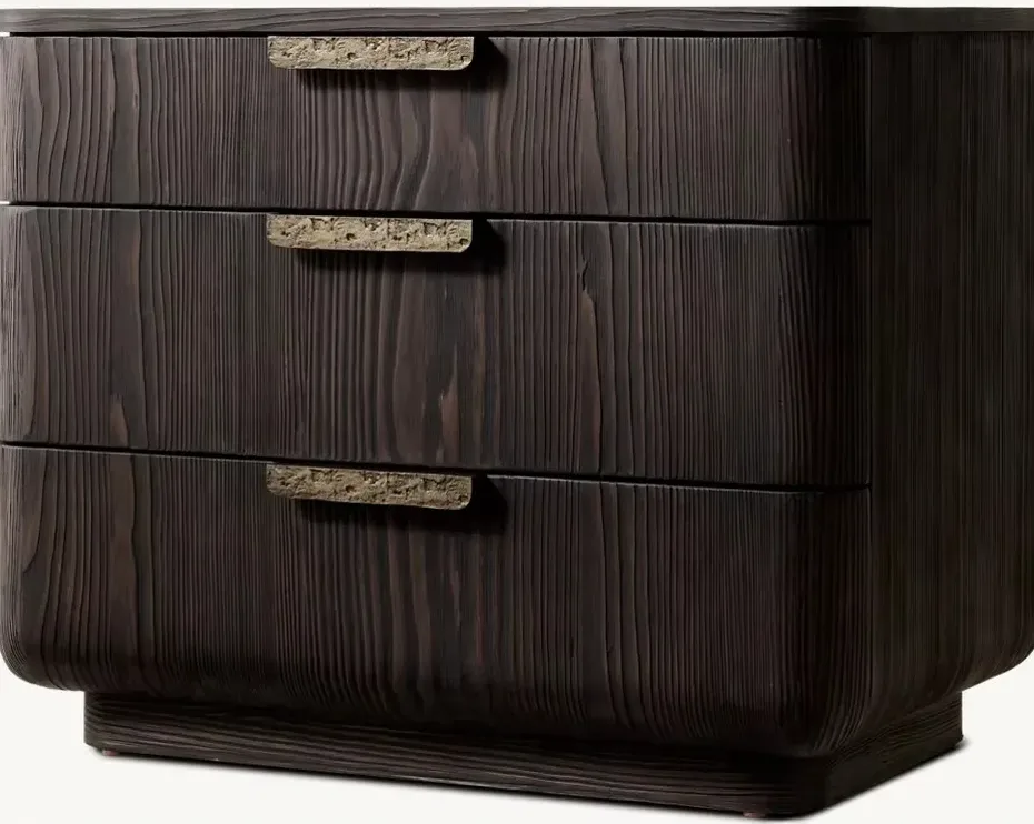Table de chevet Florac vintage, vue 4 sur 6