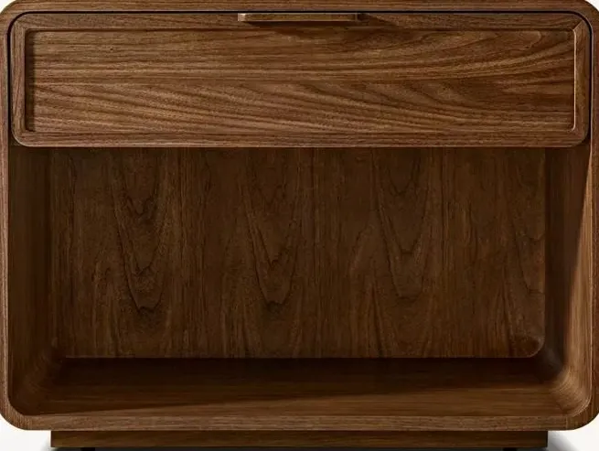 Table de chevet Foix en bois massif, vue 2 sur 4