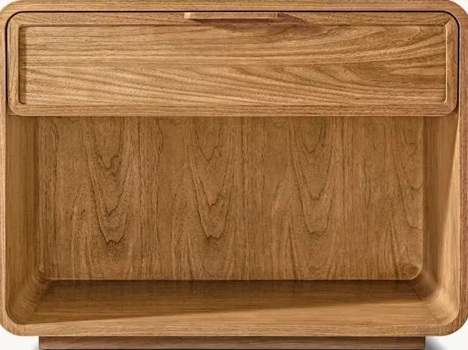 Table de chevet Foix en bois massif, vue 3 sur 4