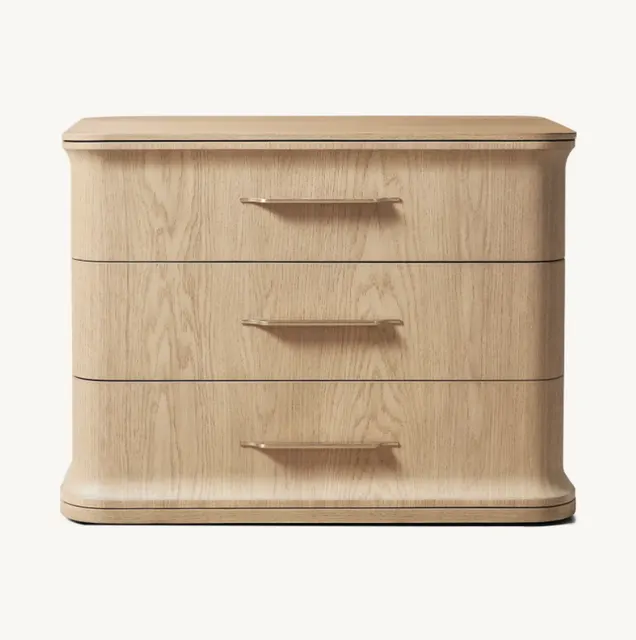 Table de chevet Hossegor en chêne — tables de chevet